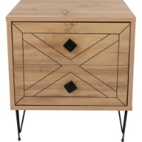 Noptieră Trendy Luna Pine Atlantic/Black 55x50x40cm GTR001541 imaginea #6 — magazin online Desire.md