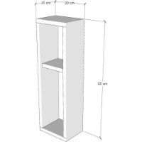 Noptieră Trendy Turra Pine Atlantic 65x20x15cm GTR001523 imaginea #3 — magazin online Desire.md