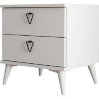 Noptieră Trendy Versa White 52x55x45cm imaginea #3 — magazin online Desire.md