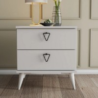 Noptieră Trendy Versa White 52x55x45cm imaginea #4 — magazin online Desire.md