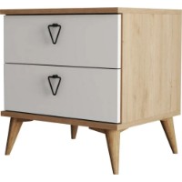 Noptieră Trendy Versa White Oak 52x55x45cm imaginea #3 — magazin online Desire.md