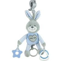 Jucărie pentru pătuturi si carucioare Baby Mix Rabbit Blue (STK-19445 BR)