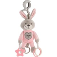 Jucărie pentru pătuturi si carucioare Baby Mix Rabbit Pink (STK-19445 PR)