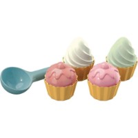 Set de jucării pentru nisip Androni Cupcake (3401-00BK)