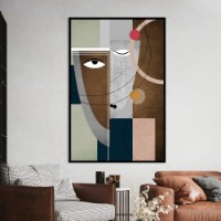 Pictură ArtShop Abstract Face In Brown Tones 30x45cm (PA328-XL-L)