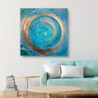 Картина ArtShop Blue & Gold Circle 40x40cm (PA282-XL-PL)