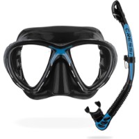 Masca si tub pentru înot Cressi Big Eyes Evolution + Alpha Ud Combo Black/Blue (WDS337520) imaginea #2 — magazin online Desire.md