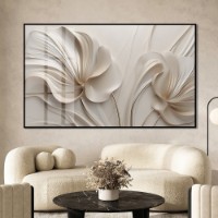 Pictură ArtShop Delicate Flowers In Beige Tones 60x40cm (PA325-L)