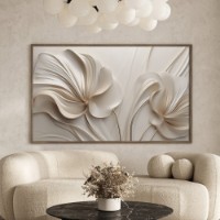 Картина ArtShop Delicate Flowers In Beige Tones 60x40cm (PA325-L-L)