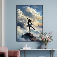 Картина ArtShop Ballerina Against The Clouds 60x90cm (PA344-LL)