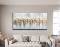 Pictură ArtShop Gold On Gray 80x40cm (PA276-M)