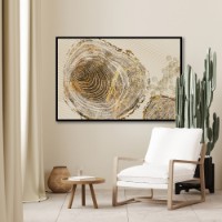 Pictură ArtShop Gold Tree Rings 45x30cm (PA251-XL-L)