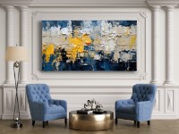 Картина ArtShop Gray With Yellow 70x35cm (PA313-L-PL)