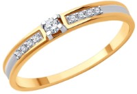 Inel din aur cu zirconii Diamant 51-110-02029-1 s.16,5 1,38g