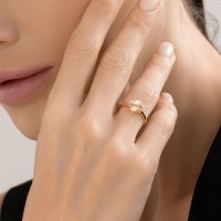 Inel din aur Diamant 51-110-02245-1 s.17,5 2g imaginea #3 — magazin online Desire.md