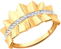 Inel din aur cu zirconii Diamant 51-110-02902-1 s.17,5 2,52g