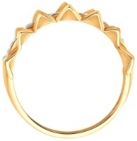 Inel din aur cu zirconii Diamant 51-110-02902-1 s.17,5 2,52g imaginea #3 — magazin online Desire.md