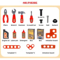 Set de scule pentru copii ChiToys Cute Trolley Tool PH-40 (МЕ11.129) imaginea #2 — magazin online Desire.md