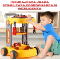 Set de scule pentru copii ChiToys Cute Trolley Tool PH-40 (МЕ11.129) imaginea #3 — magazin online Desire.md