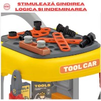 Set de scule pentru copii ChiToys Cute Trolley Tool PH-40 (МЕ11.129) imaginea #4 — magazin online Desire.md