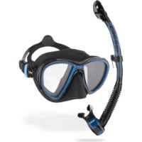 Masca si tub pentru înot Cressi Quantum + Itaca Ultra Dry Combo Black/Blue (DM405020) imaginea #1 — magazin online Desire.md