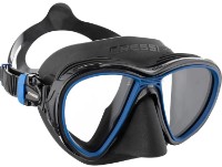 Masca si tub pentru înot Cressi Quantum + Itaca Ultra Dry Combo Black/Blue (DM405020) imaginea #2 — magazin online Desire.md