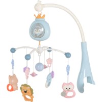 Карусель для кроватки Moni Penguin Blue