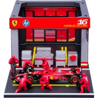 Set de mașini Bburago Pit Pass Ferrari SF-24 (18-36862) imaginea #2 — magazin online Desire.md