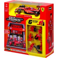 Set de mașini Bburago Pit Pass Ferrari SF-24 (18-36862) imaginea #6 — magazin online Desire.md