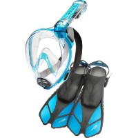 Set pentru înot Cressi Duke Bonete Net Bag S/M Translucent Aquamarine (SE726301) imaginea #1 — magazin online Desire.md