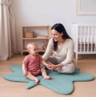 Covor joc pentru copii New Baby Maple Leaf Mint (53880) imaginea #2 — magazin online Desire.md