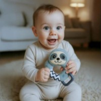 Jucărie cu sunătoare New Baby Sloth (53887) imaginea #2 — magazin online Desire.md