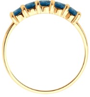 Ineldin aur cu topaze Diamant 51-310-01632-2 s.17,5 1,64gr imaginea #3 — magazin online Desire.md