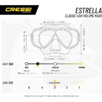 Masca pentru înot Cressi Estrella Blue (DN340020) imaginea #6 — magazin online Desire.md