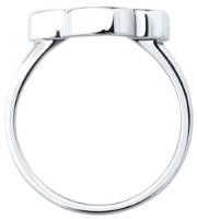 Inel din argint cu structură cristalină Diamant 94-110-02342-1 s.17 3,51g imaginea #4 — magazin online Desire.md