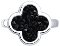 Inel din argint cu structură cristalină Diamant 94-110-02342-1 s.17,5 3,46g imaginea #3 — magazin online Desire.md