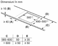 Plită incorporabilă cu inducție Bosch PUE611HC1E imaginea #3 — magazin online Desire.md