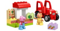 Set de construcție Lego Duplo: Tractor and Market (10468)