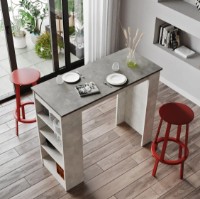 Masa de bar Trendy ST1-GT Grey 120x101x51cm GTR001939 imaginea #3 — magazin online Desire.md