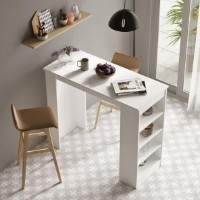 Masa de bar Trendy ST1-W White 120x101x51cm GTR001937 imaginea #3 — magazin online Desire.md