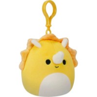 Брелок Squishmallows Triceratops Yellow 9cm (SQCP00216)