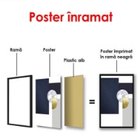 Pictură ArtShop Abstract Wall In White & Blue Shades 30x60cm (PA134-XL-L) imaginea #2 — magazin online Desire.md