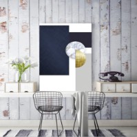 Картина ArtShop Abstract Wall In White & Blue Shades 35x70cm (PA134-L-PL)