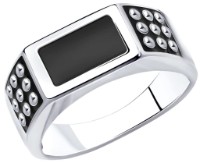 Inel din argint cu email Diamant 94-112-00716-1 s.20 5,67g