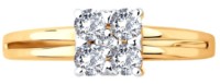 Inel din aur cu zirconii Diamant 585 51-110-02822-1 s.17 1,92g imaginea #4 — magazin online Desire.md
