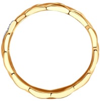 Inel din aur cu zirconii Diamant 585 51-110-00363-1 s.18 2,88g imaginea #4 — magazin online Desire.md