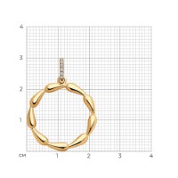 Pandantiv SOLOVOV JEWELRY 93-130-01887-1 1,95gr imaginea #2 — magazin online Desire.md