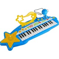 Pian electronic cu microfon New World MTK005B Blue