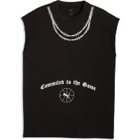 Tricou bărbătesc Puma Swish N' Ink Cut Off Puma Black, s.L imaginea #1 — magazin online Desire.md