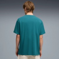 Tricou bărbătesc Puma Ess Elevated Relaxed Emerald Ice, s.XL imaginea #3 — magazin online Desire.md